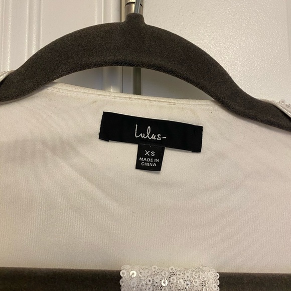 Lulu’s Sparkly Darling Sequin Wrap Dress - Picture 5 of 10